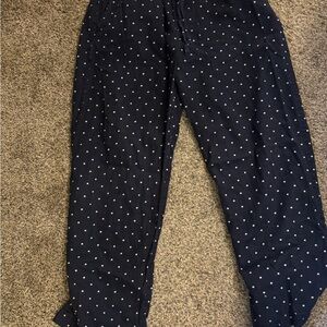 GAP Navy Polka Dot Pajama Pants